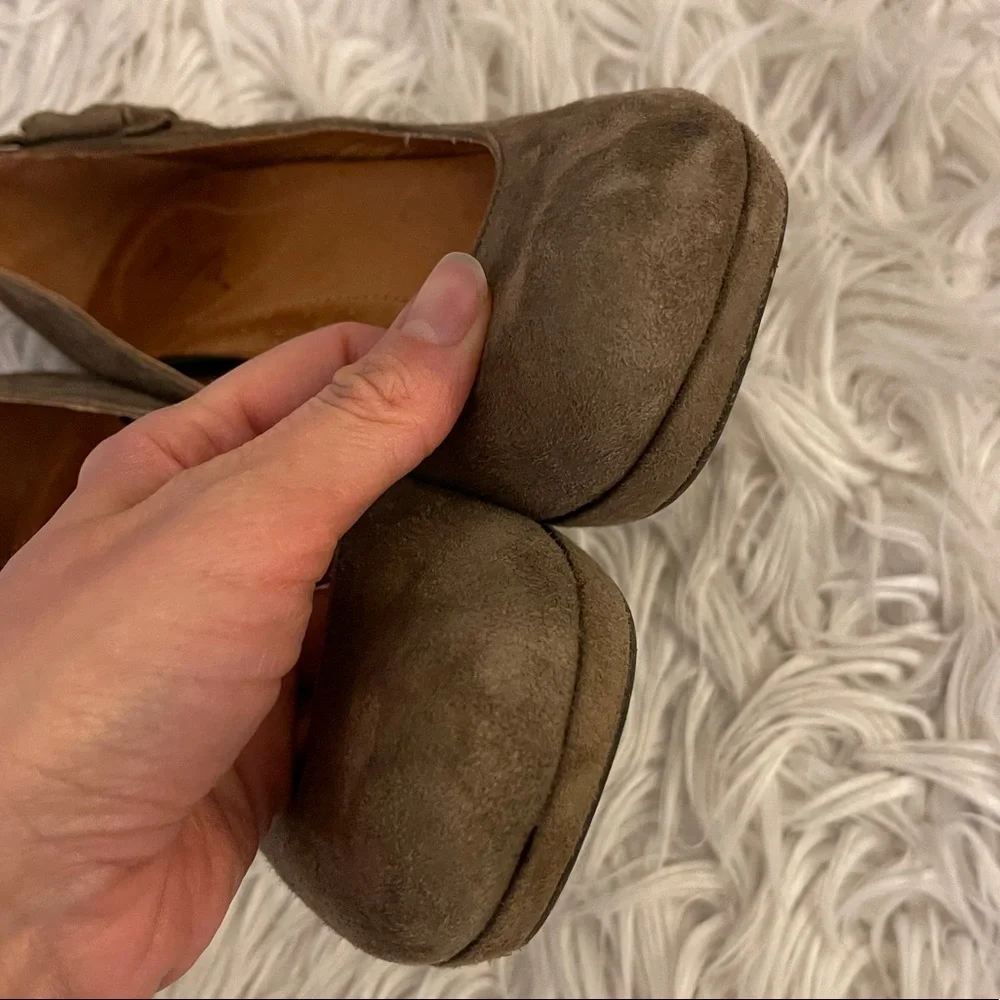 Anthropologie | Taupe suede | Naya Bakula heel - Picture 8 of 15
